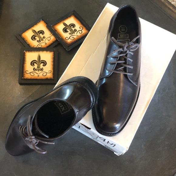 Mens After Six Brown Dress Shoes 👞 - Picture 6 of 8